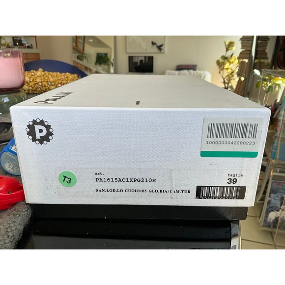 New Old Stock POLLINI 🍭 BaBy BluE + WhIte Heels 9 - Picture 8 of 16